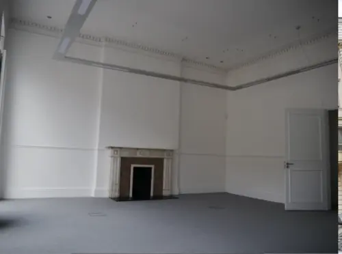 An office with excellent natural light.