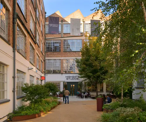 Exterior of building at Highgate studios