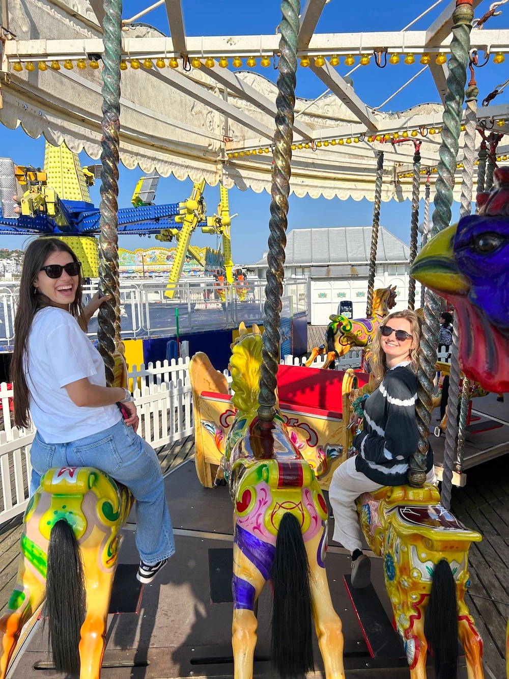 Tally team on carousel